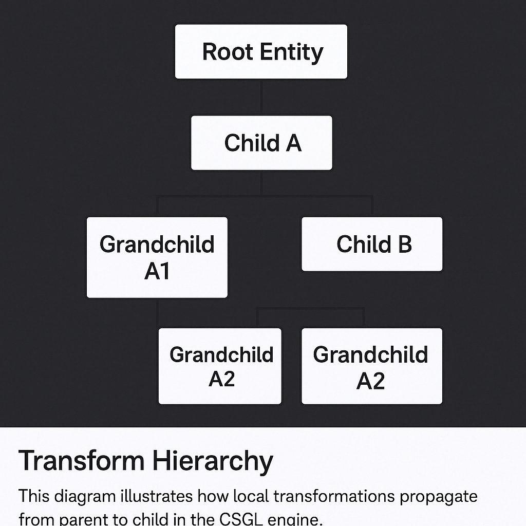Transform hierarchy diagram